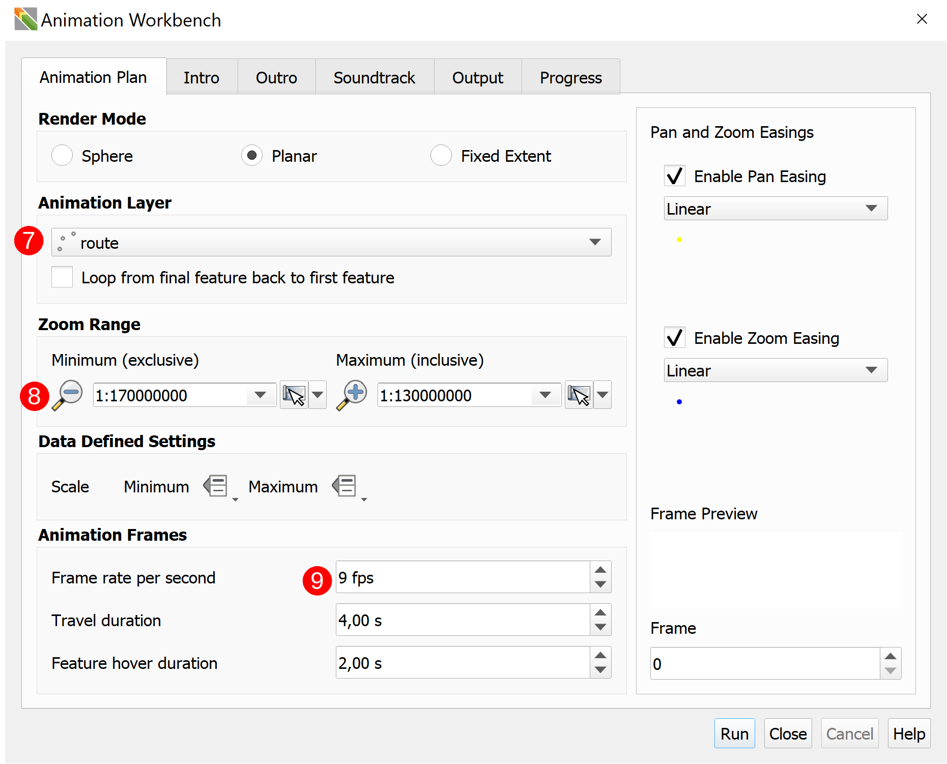 Output Setup