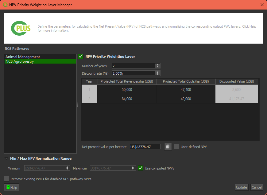 NPV configuration enable