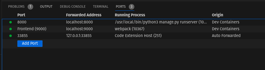 forwarded-ports