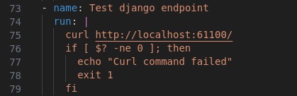 testing Django endpoint