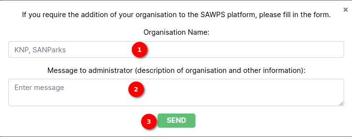 Request Organisation 2